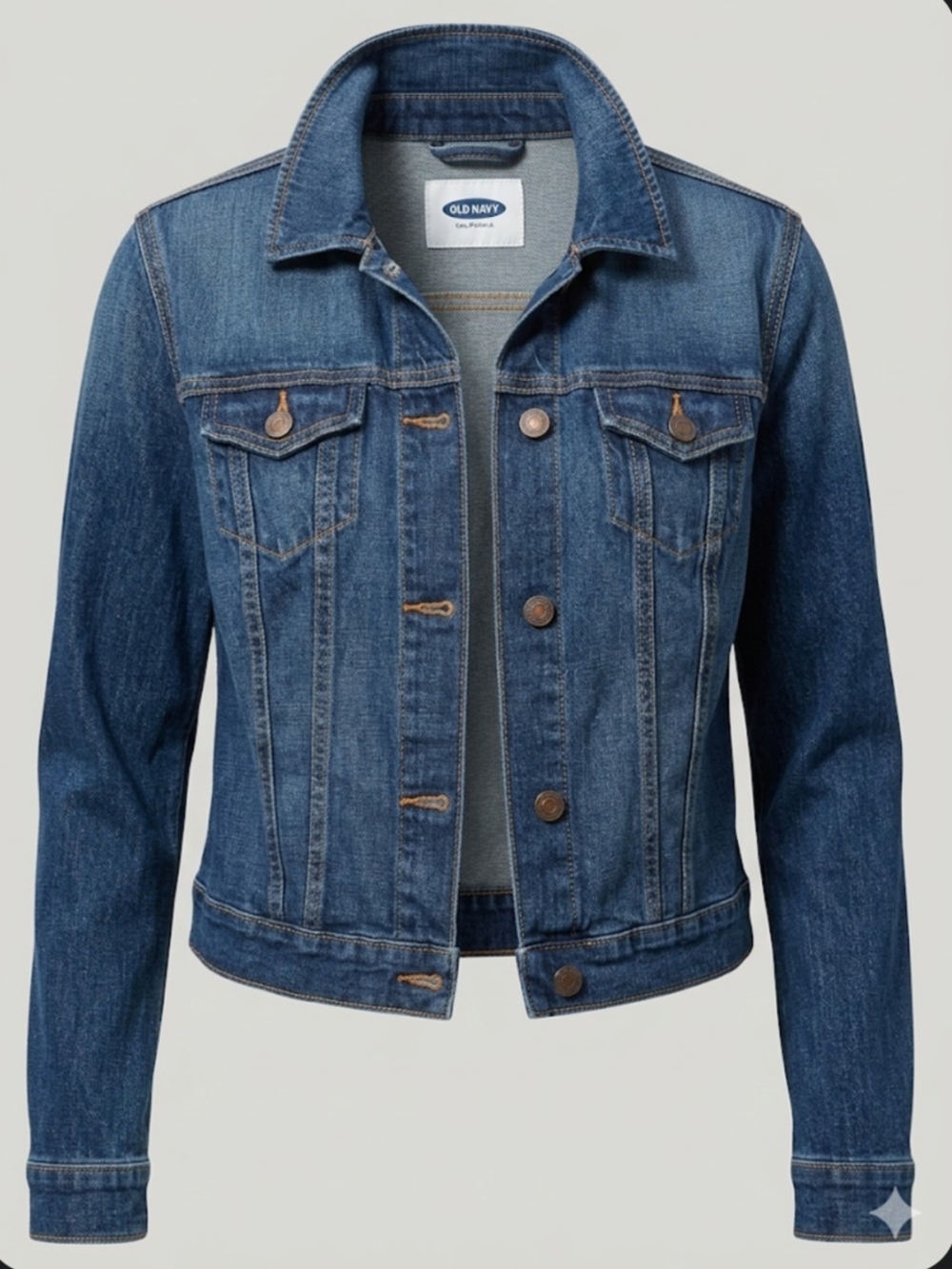 Old Navy Medium Blue Denim Jacket